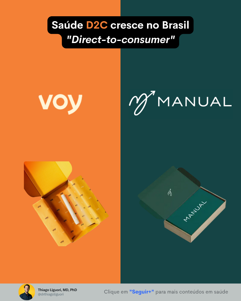 Mercado "D2C"cresce na saúde 