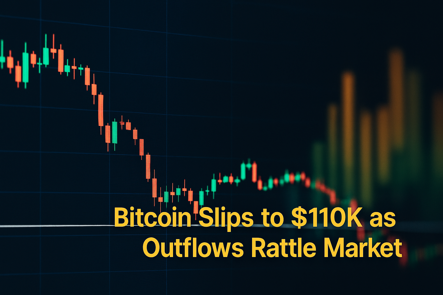 Bitcoin Slips to $110K as ETF Outflows Rattle Market