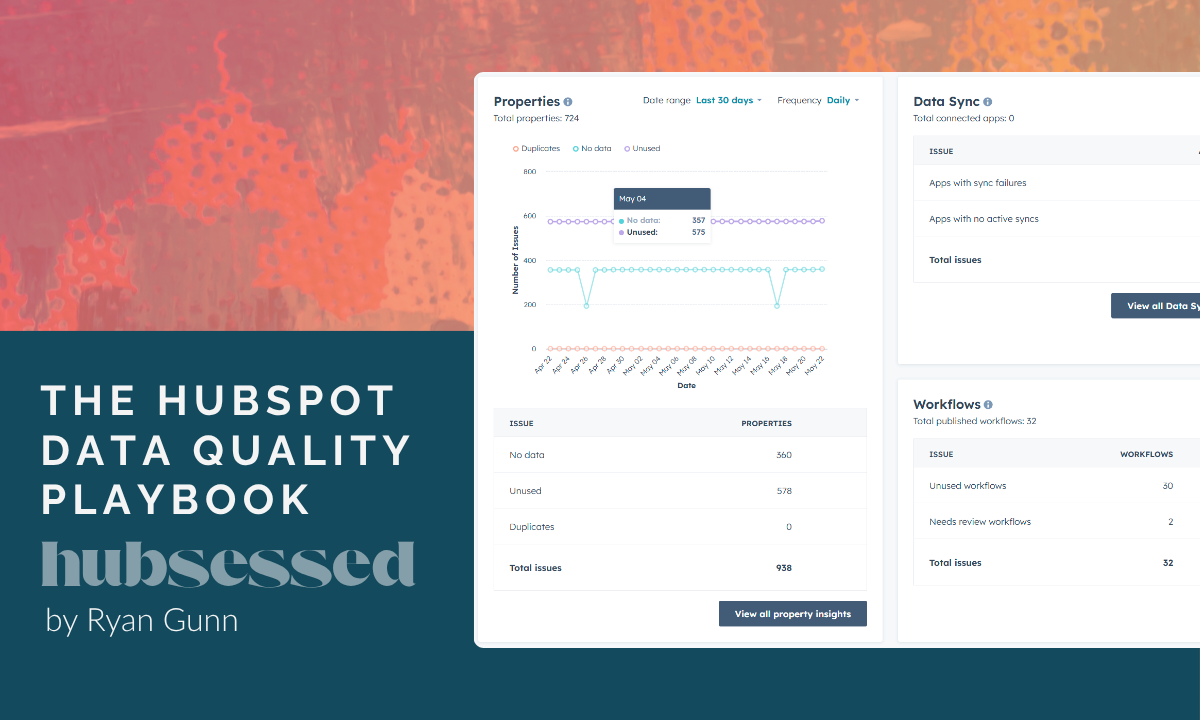 The HubSpot Data Quality Playbook
