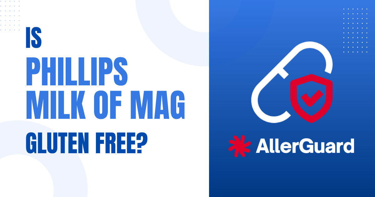 Is Phillips Milk of Magnesia Gluten Free?