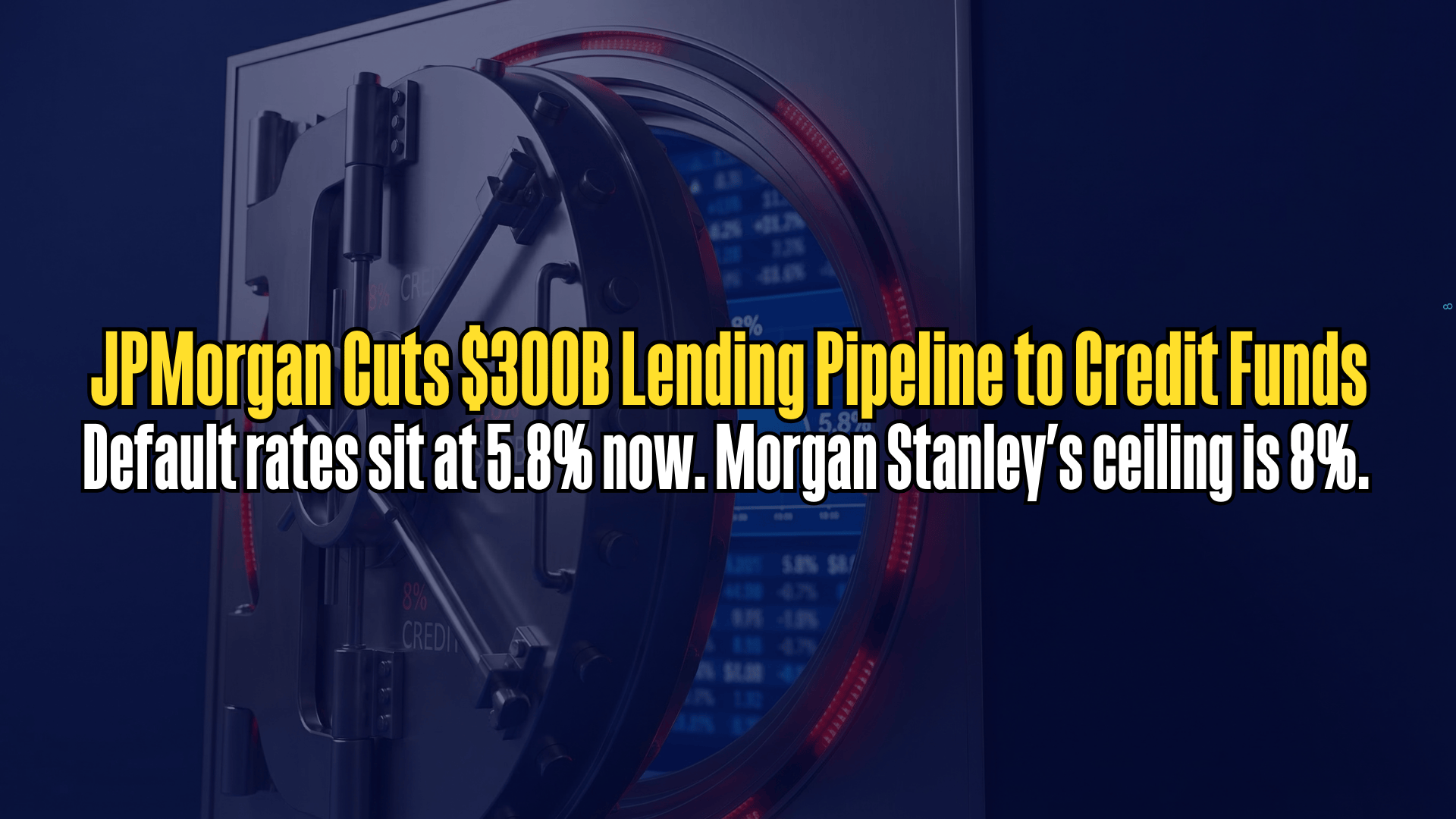 JPMorgan Cuts $300B Lending Pipeline to Credit Funds
