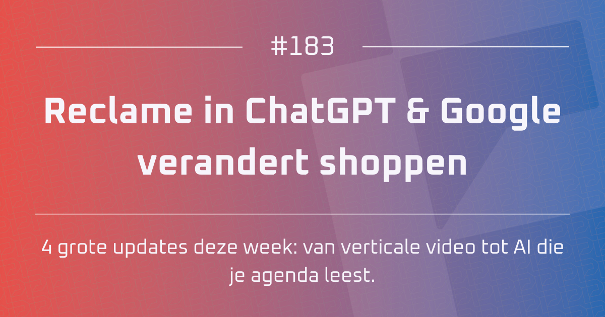 AI #183 | Reclame in ChatGPT & Google verandert shoppen