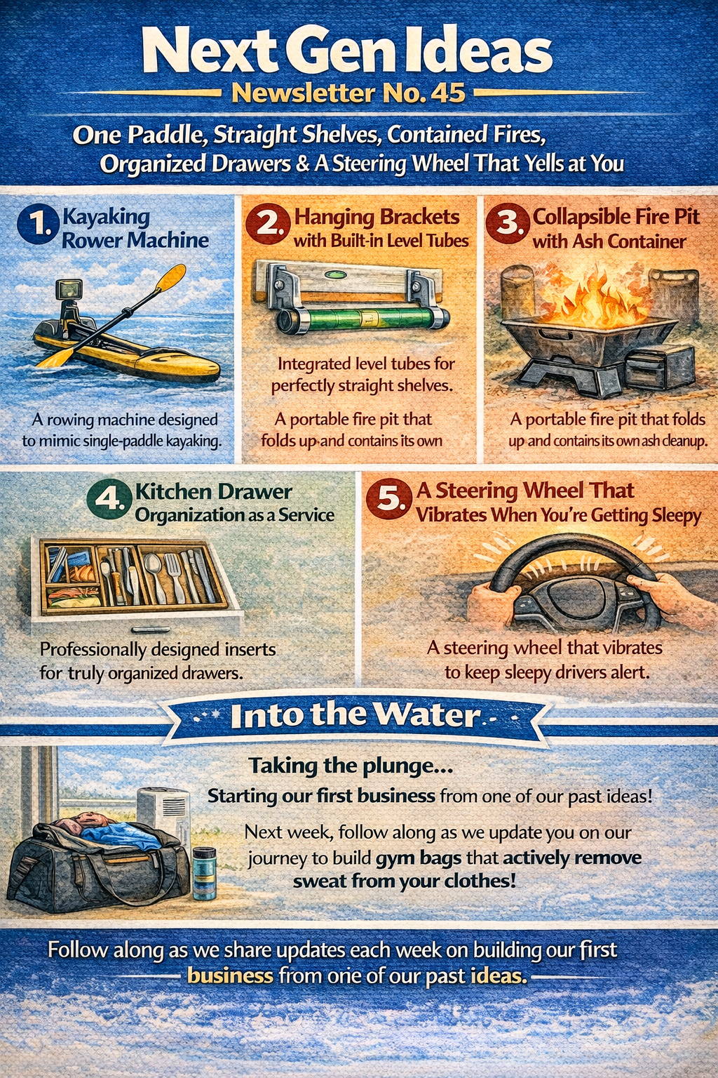 One Paddle, Straight Shelves, Contained Fires, Organized Drawers, and a Steering Wheel That Yells at You