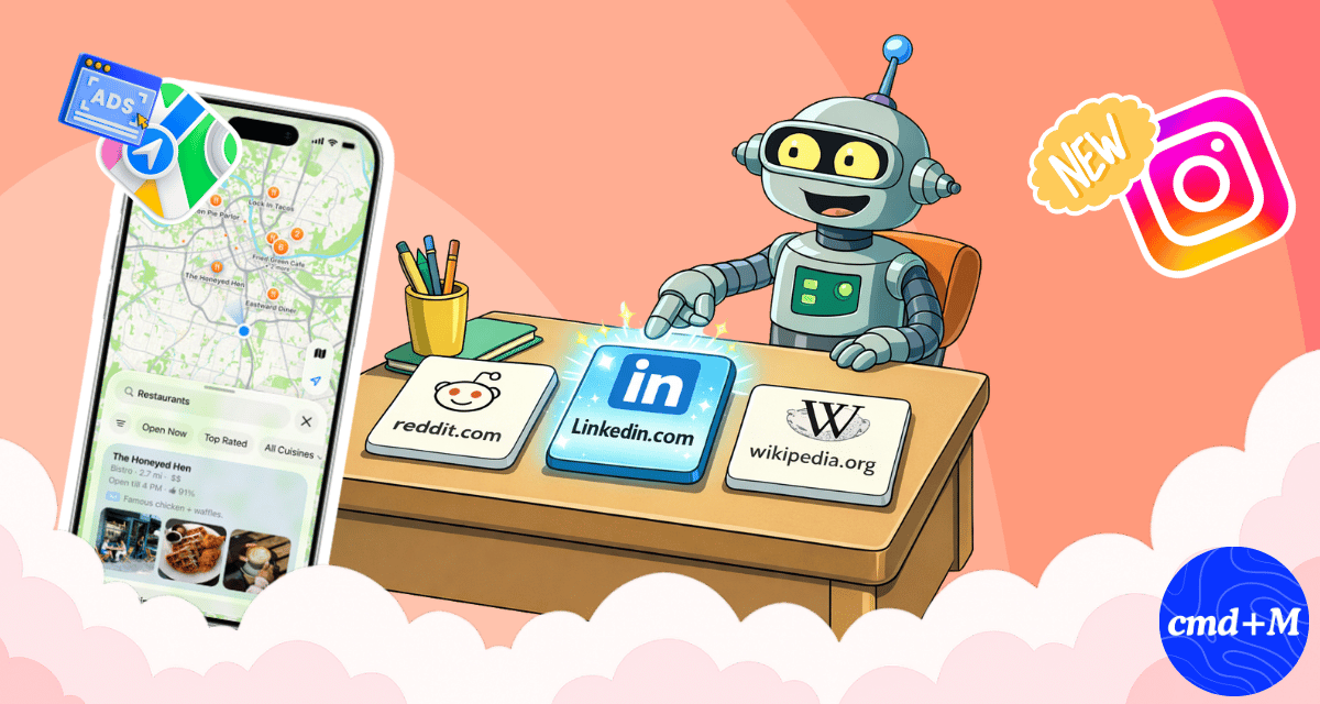 🥈 LinkedIn ist #2 für KI-Antworten, 🗺️ Apple Maps bekommt Werbung, 📸 IG lässt Karussells sortieren