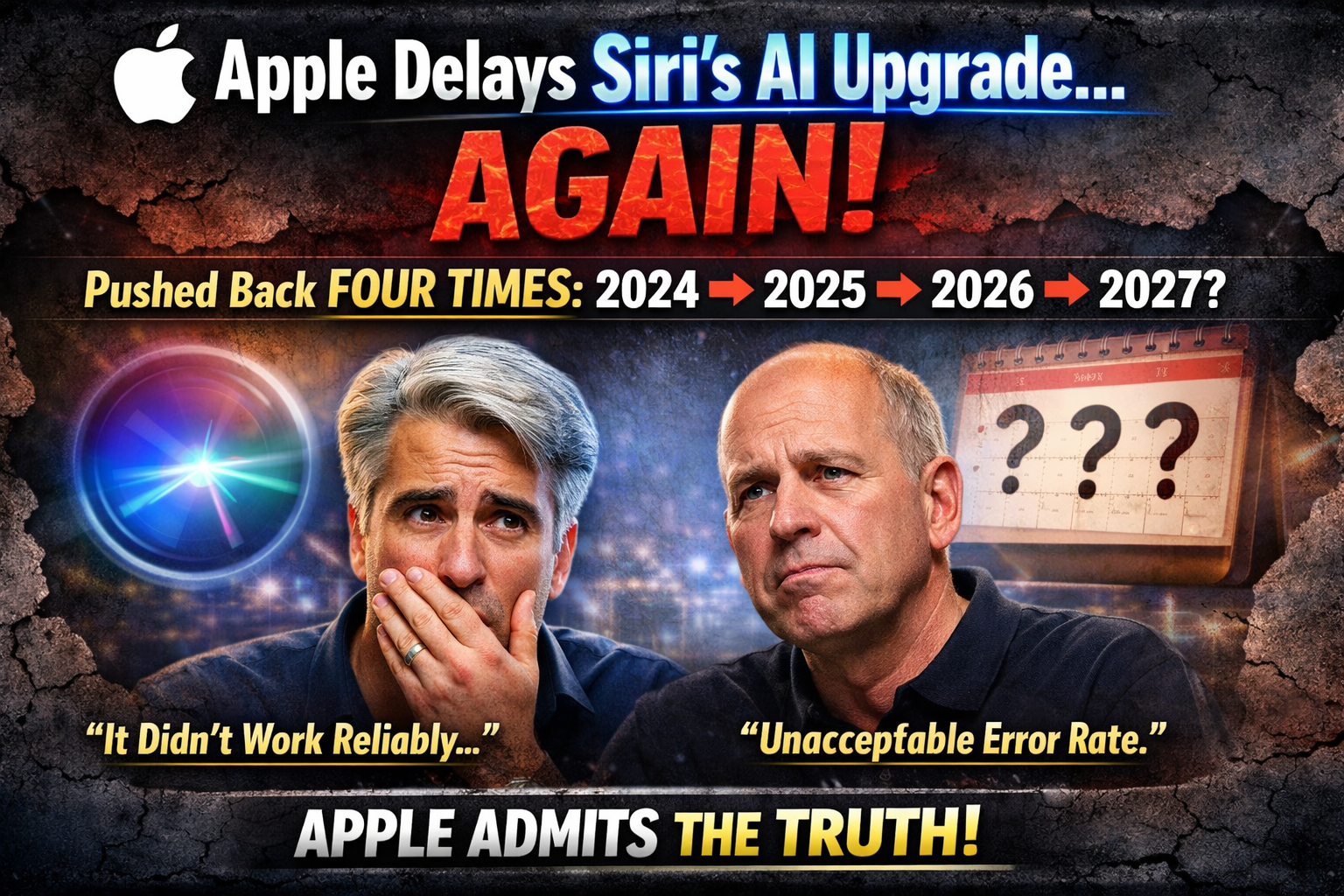 Apple Just Admitted Siri Still Can't Do What They Promised Two Years Ago