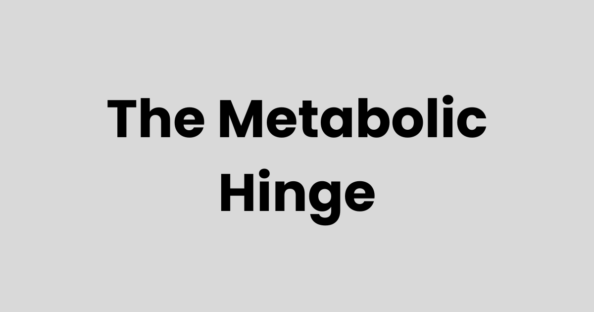 Training Without Precision - The Hinge Part 1