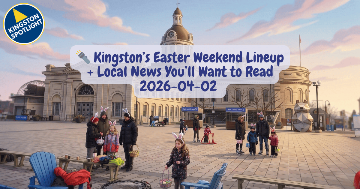 🔦 2026-04-02 Kingston's Easter Weekend Lineup + Local News You'll Want to Read