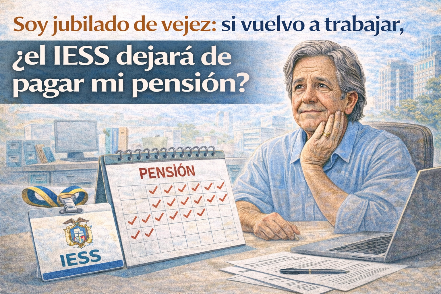Soy jubilado de vejez: si vuelvo a trabajar, ¿el IESS dejará de pagar mi pensión?🤔 