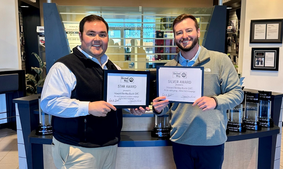 Howard Bentley Buick GMC Wins United Way Star Award