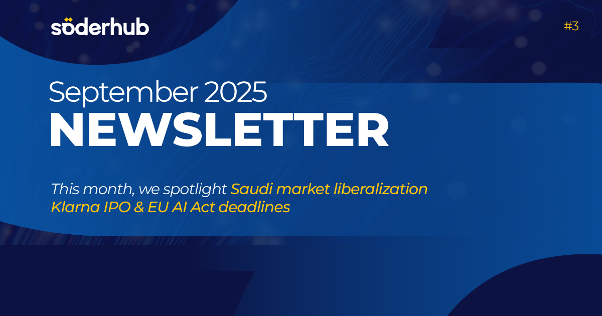 Saudi opens its financial market, Sweden’s Klarna goes public & other news 