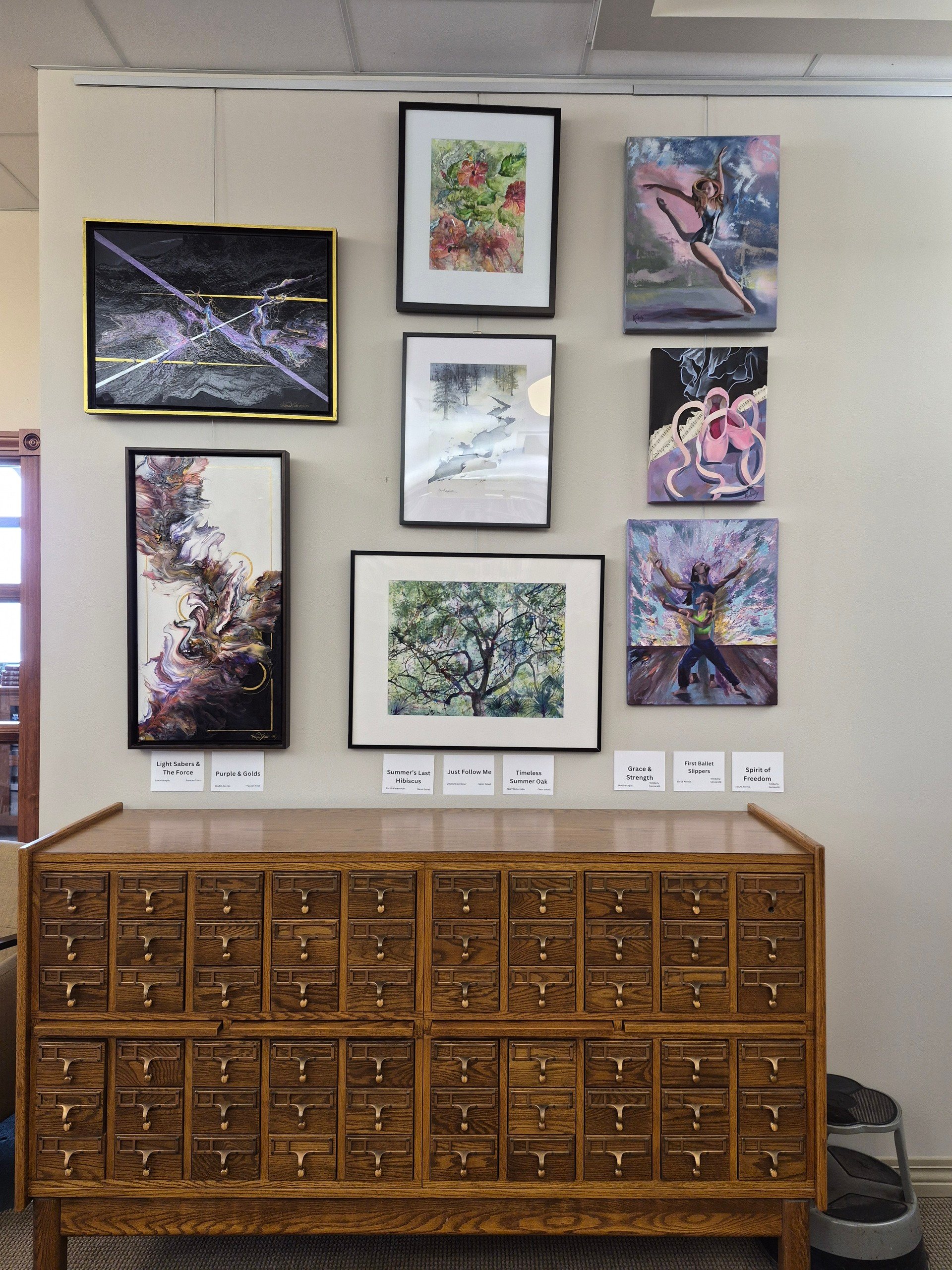 Art Show at the Library Features Works for Sale