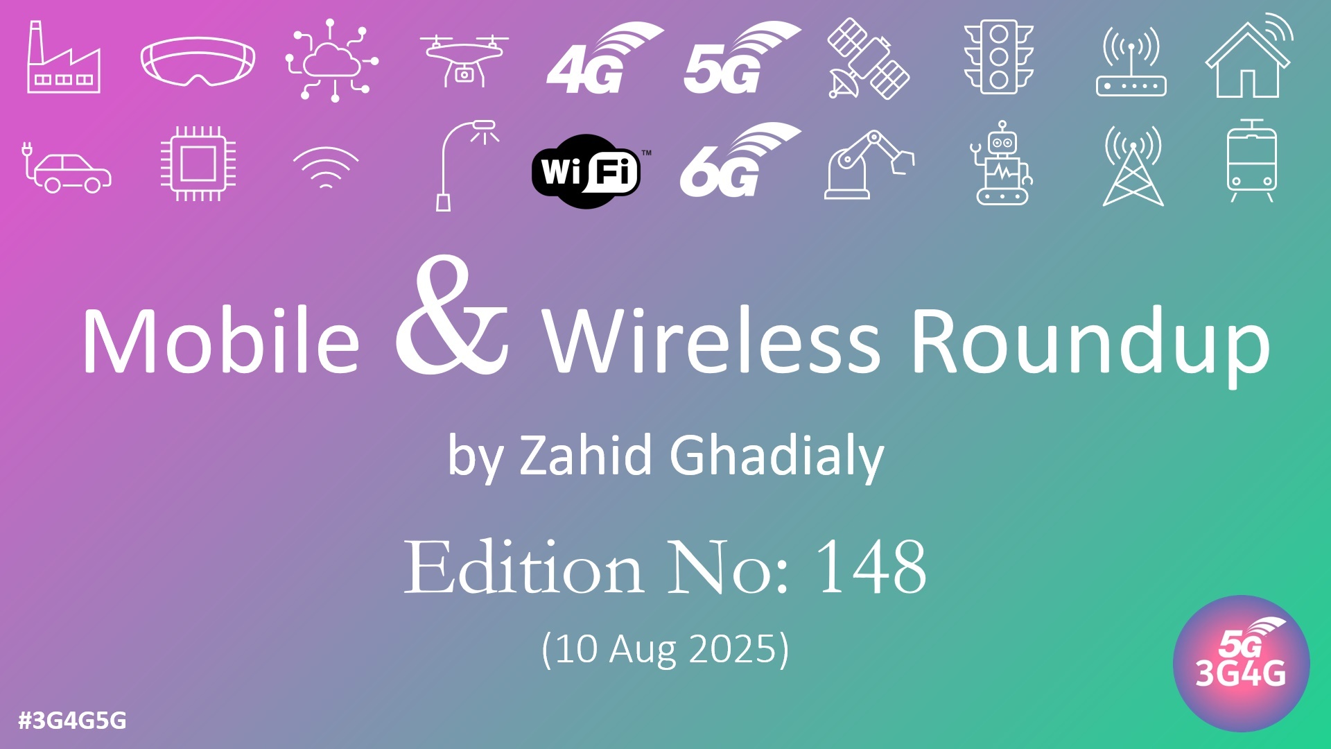 Mobile & Wireless Roundup No. 148