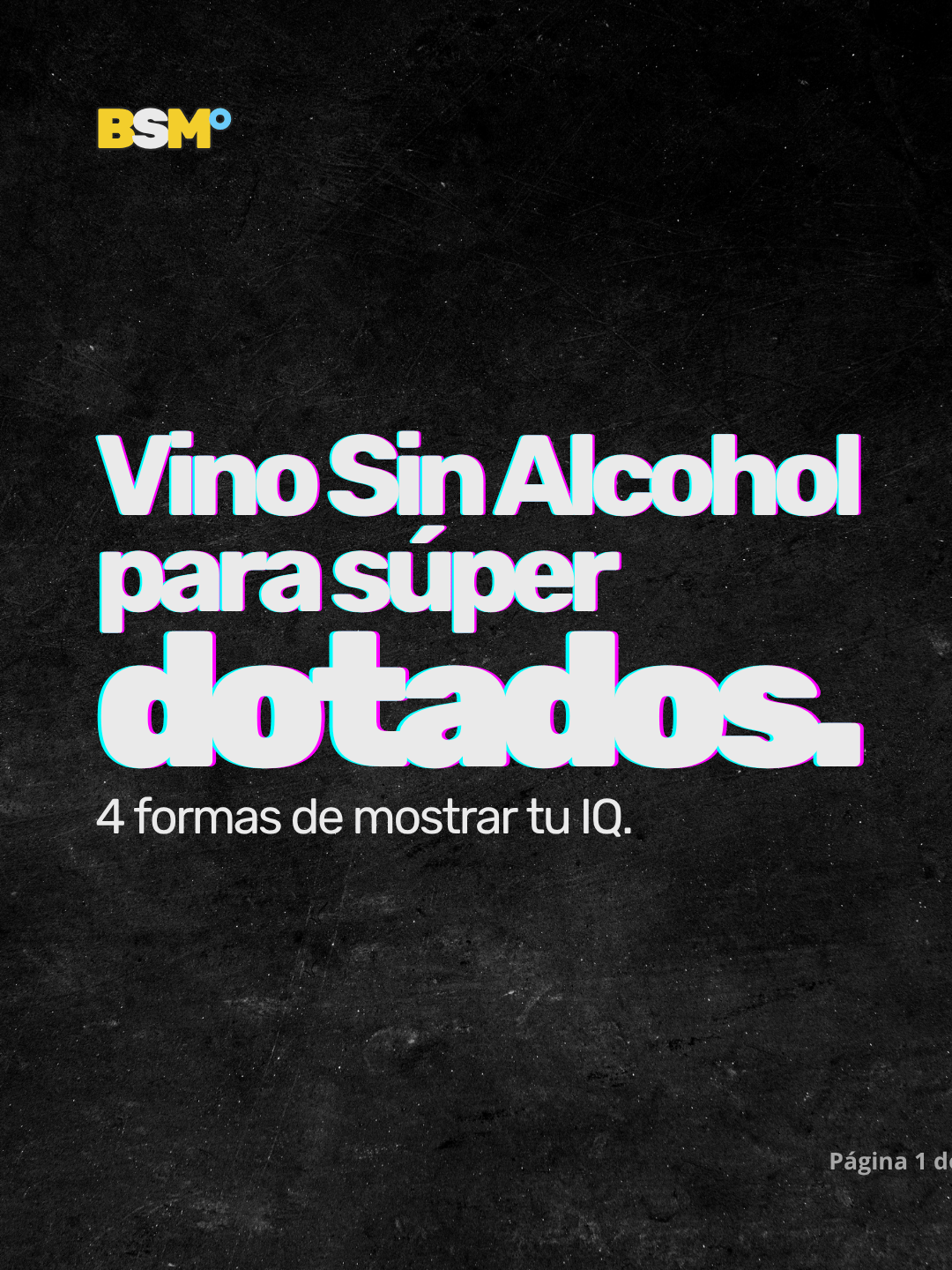 Vino Sin Alcohol para súperdotados.