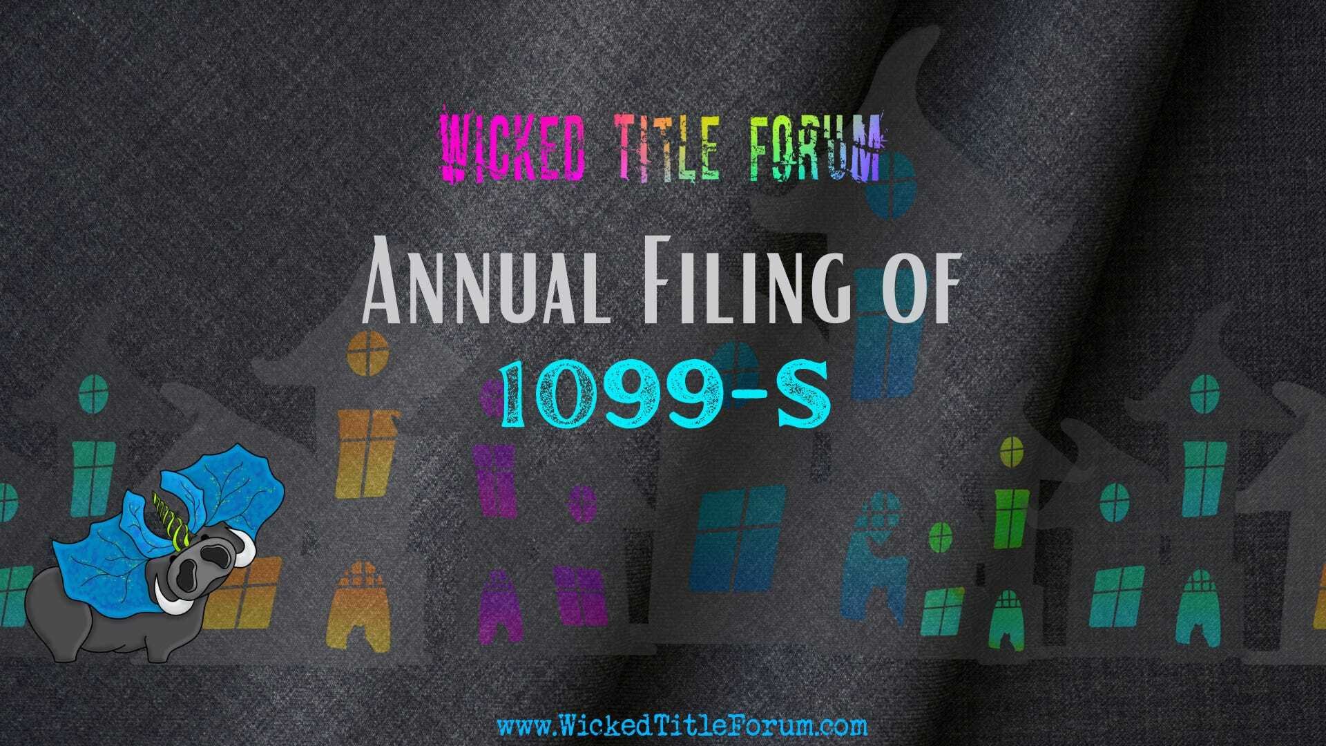 Annual Filing of 1099-S