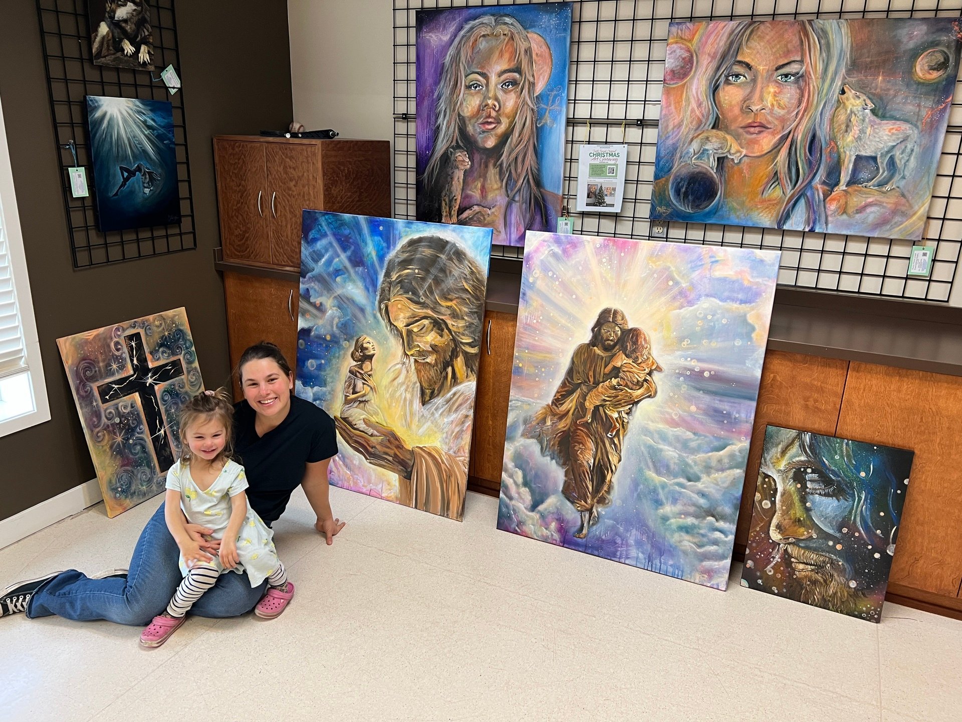 At the Sheep River Library Today (and Lucas’ Birthday!) 