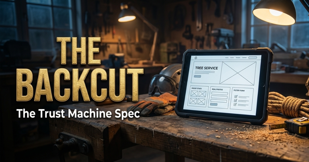 A Website That Prints Trust (So Your Ads Actually Book Jobs)