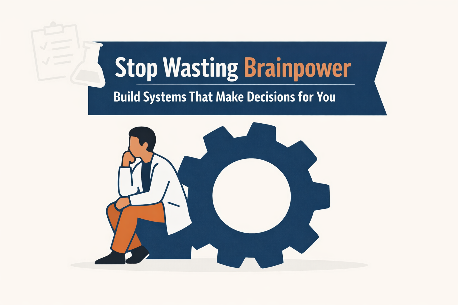 Stop Wasting Brainpower 🧠 : Build Systems That Make Decisions for You