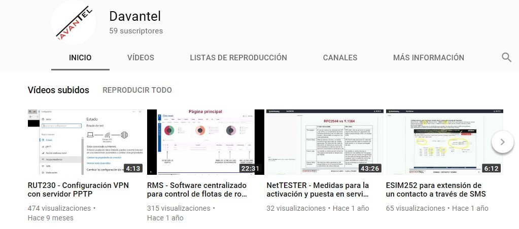 ¿ Ya conoces nuestro canal en YouTube ?