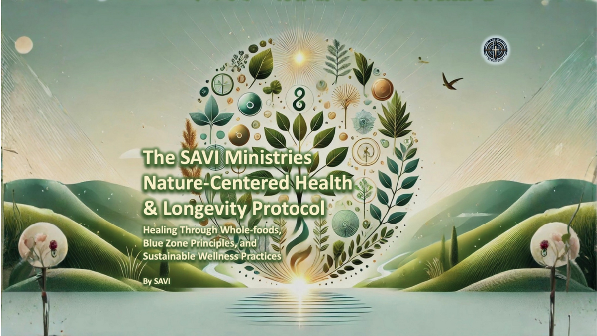 The SAVI Ministries Nature Centered Health & Longevity Protocol