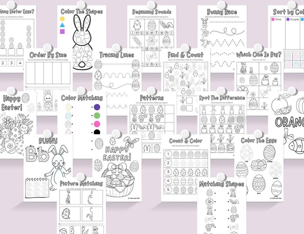 Easter Workbook for Kids