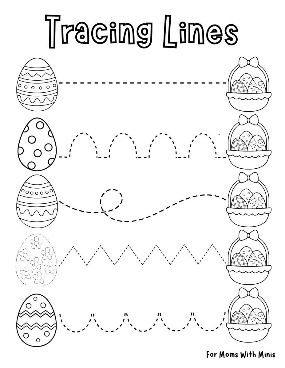 Put the Easter Eggs in the Baskets Worksheet