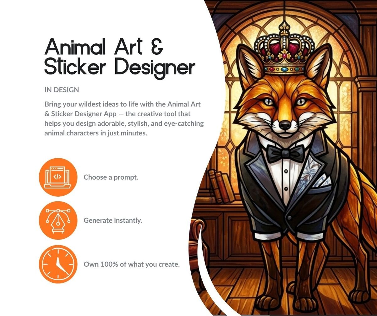 Animal Art & Sticker Designer