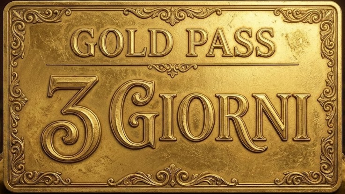 GOLD PASS 3 GIORNI - 3,99€