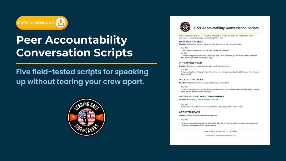 Peer Accountability Conversation Scripts