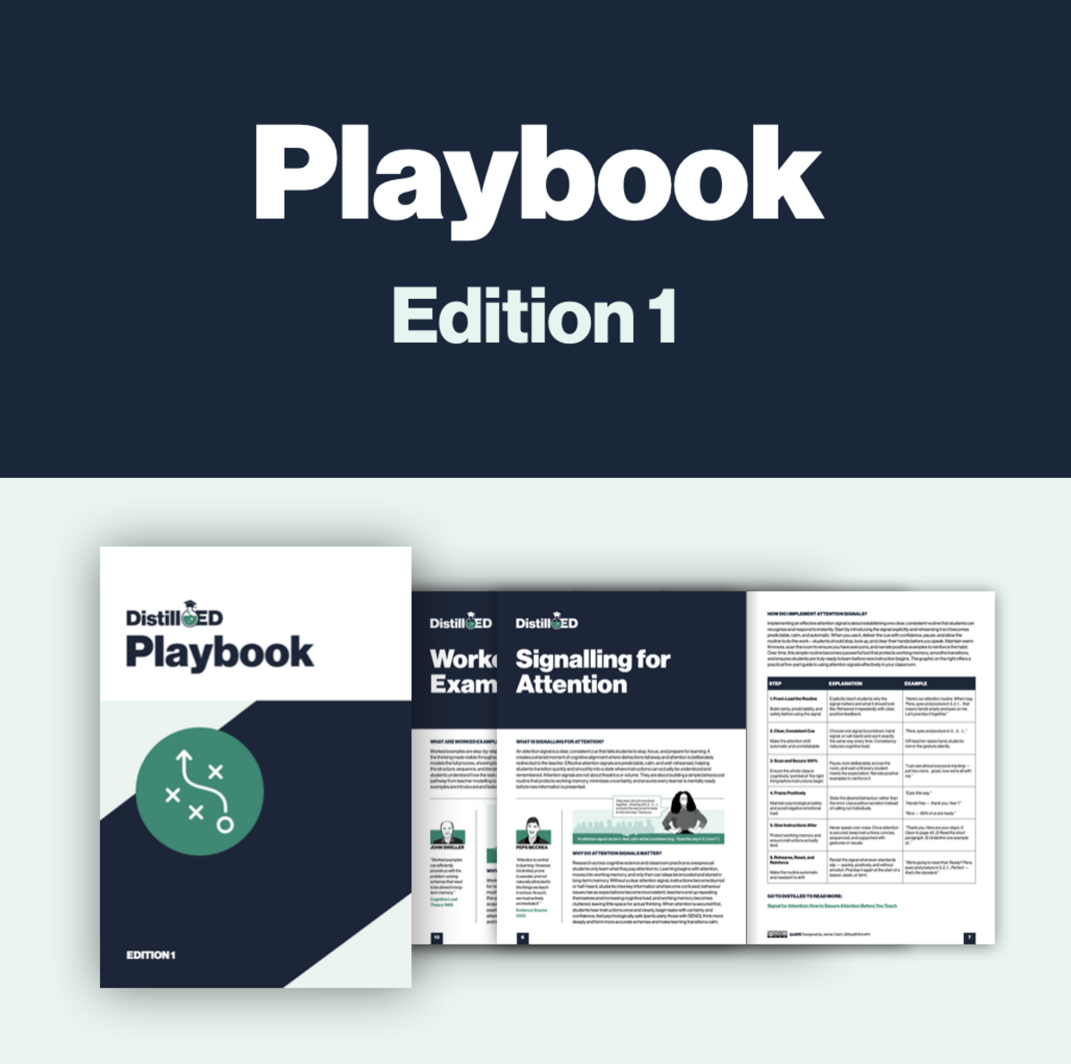 DistillED Playbook (Edition 1)