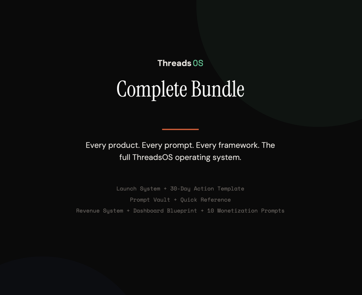 ThreadsOS Complete Bundle