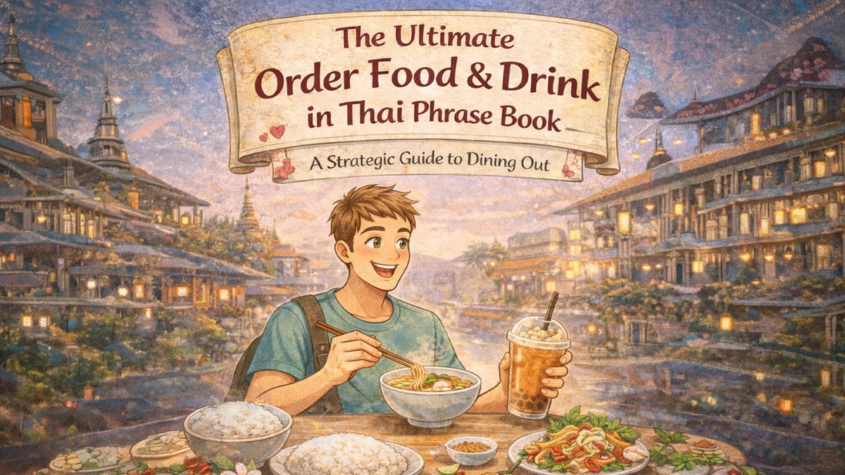 The Ultimate Order Food & Drinks in Thai Phrase Book