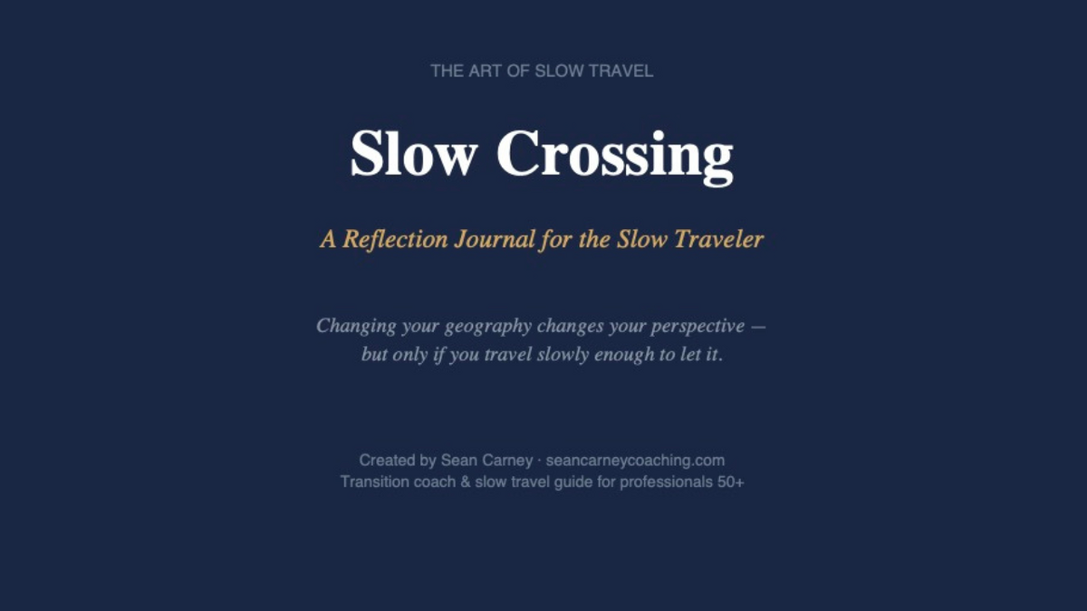 Slow Crossing Reflection Journal