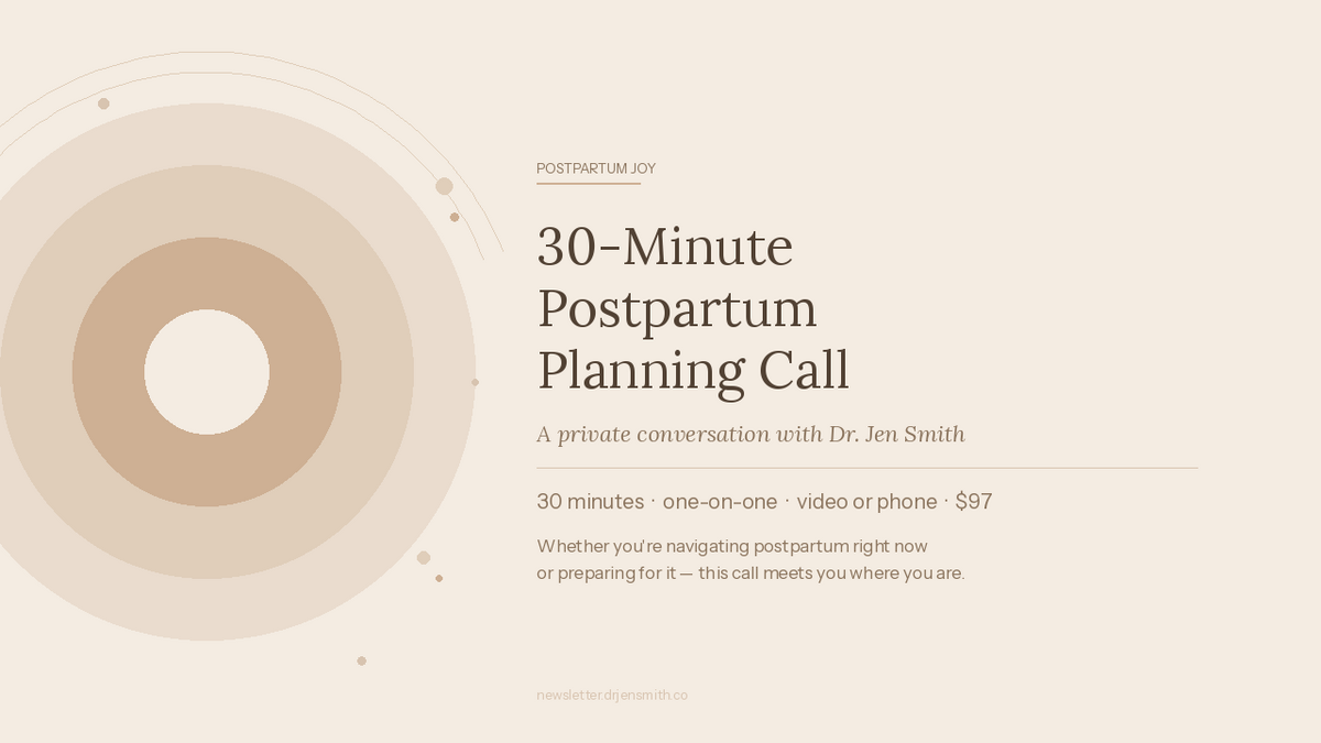 30-Min Postpartum Planning Call
