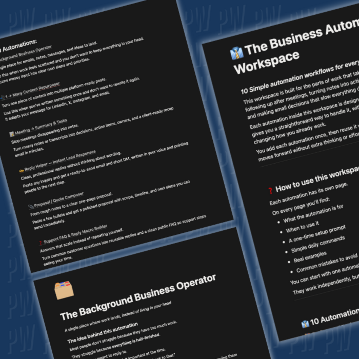 The Business Automation Workspace 👔 