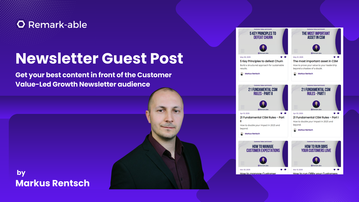 Newsletter Guest Post