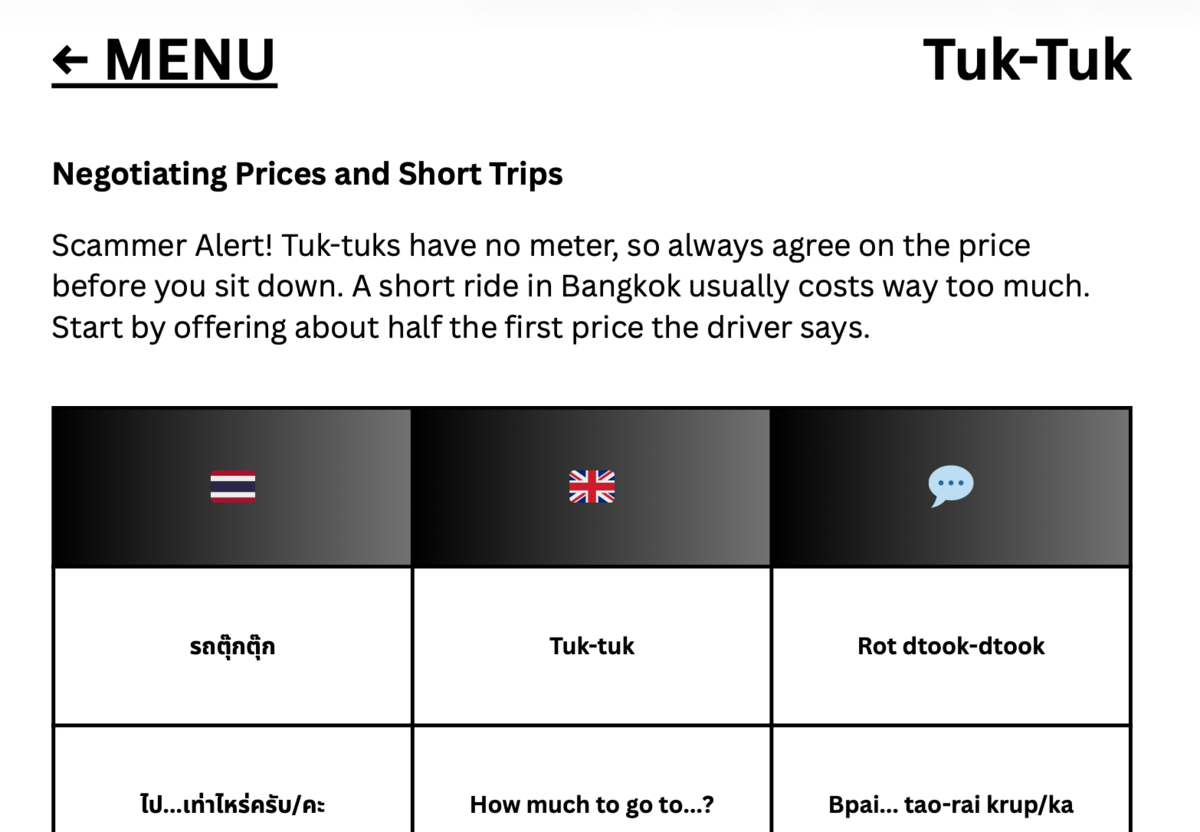 The Ultimate Transport & Navigation Thai-English Phrase Book - Image 2
