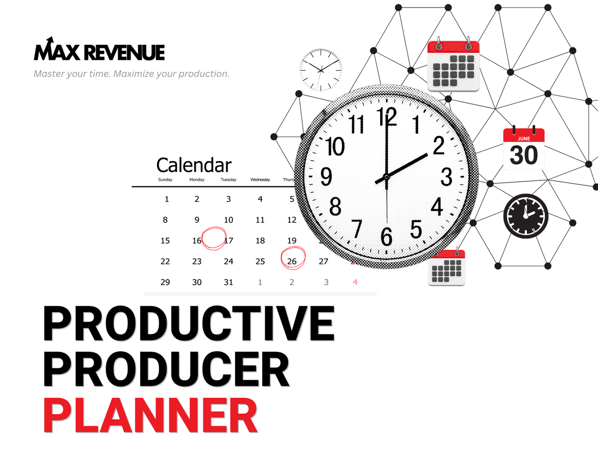 PRODUCTIVE PRODUCER PLANNER PDF'S