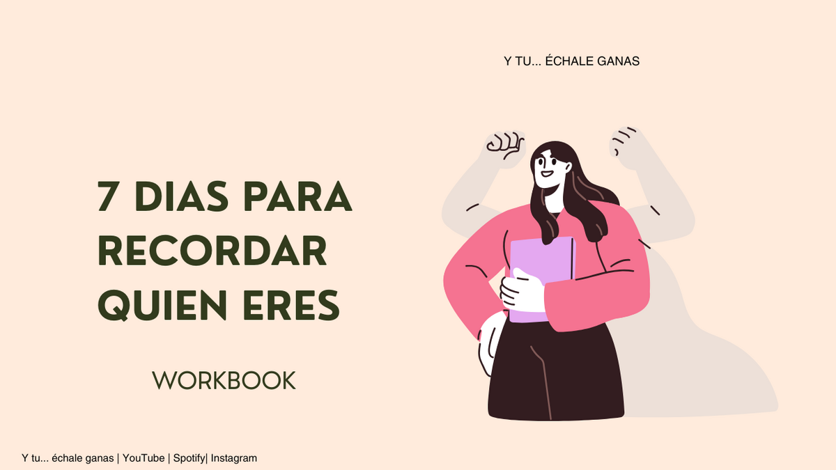 Workbook para recordar quién eres (y que quieres realmente)