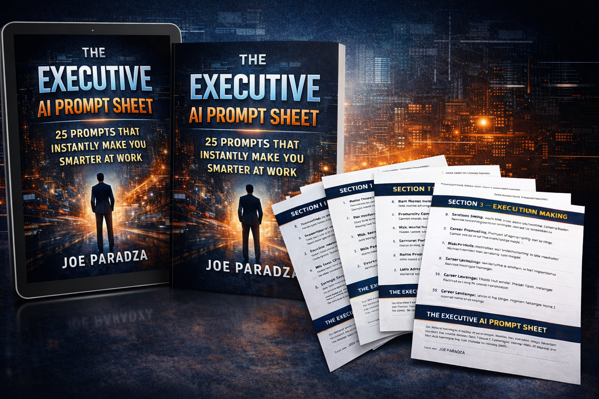 Get Smarter at Work Instantly - Executive AI Prompt Sheet