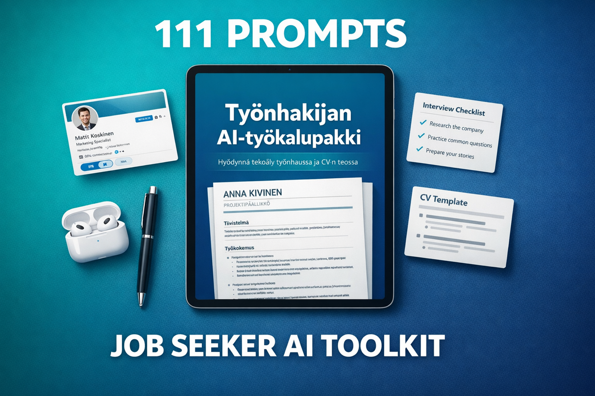 Työnhakijan AI-työkalupakki