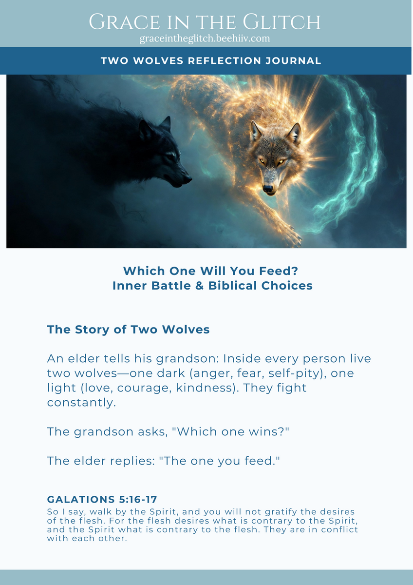 Two Wolves Reflection Journal