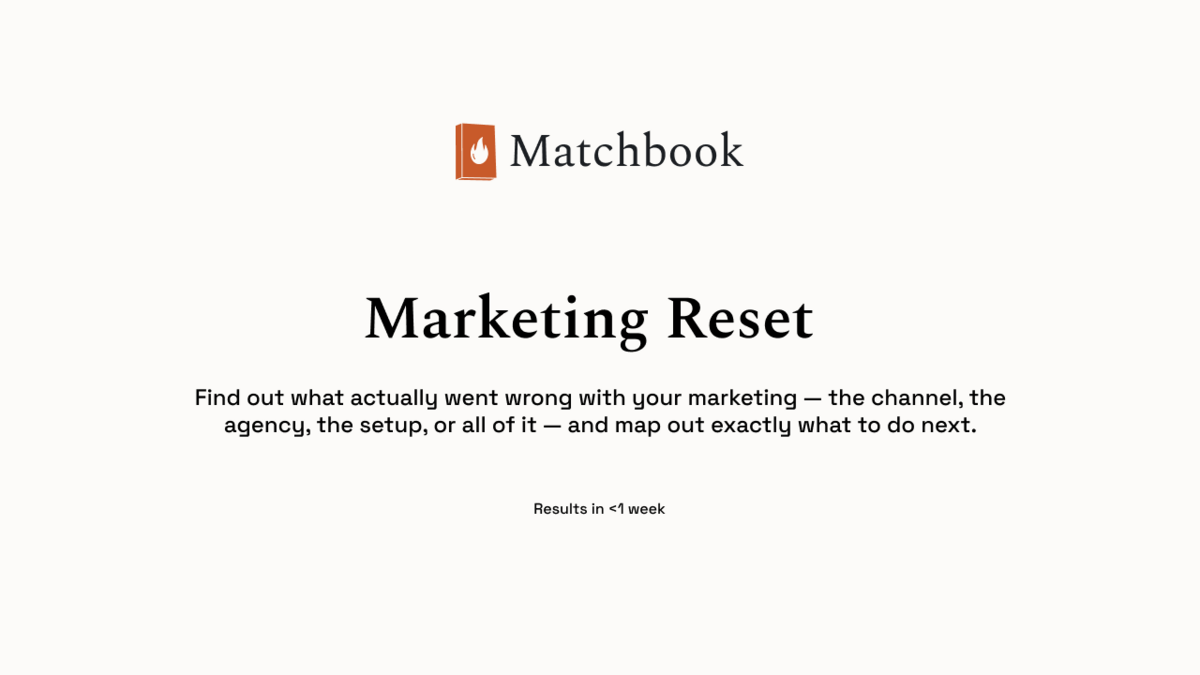 Marketing Reset