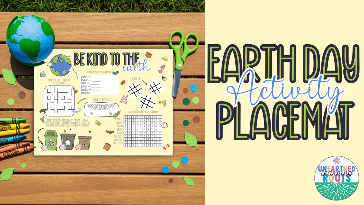 Earth Day Activity Placemat 