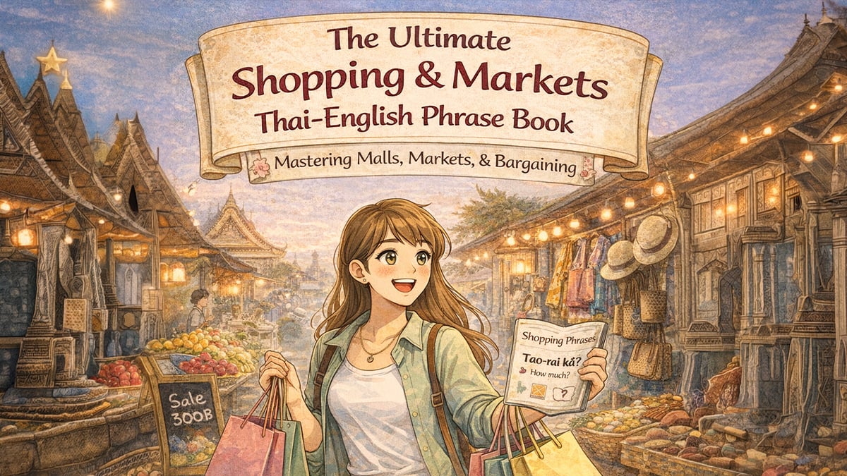 The Ultimate Shopping & Markets Thai-English Phrase Book