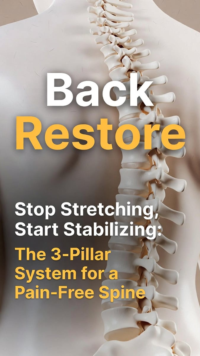 Back Restore: The 3-Pillar System for a Pain-Free Spine