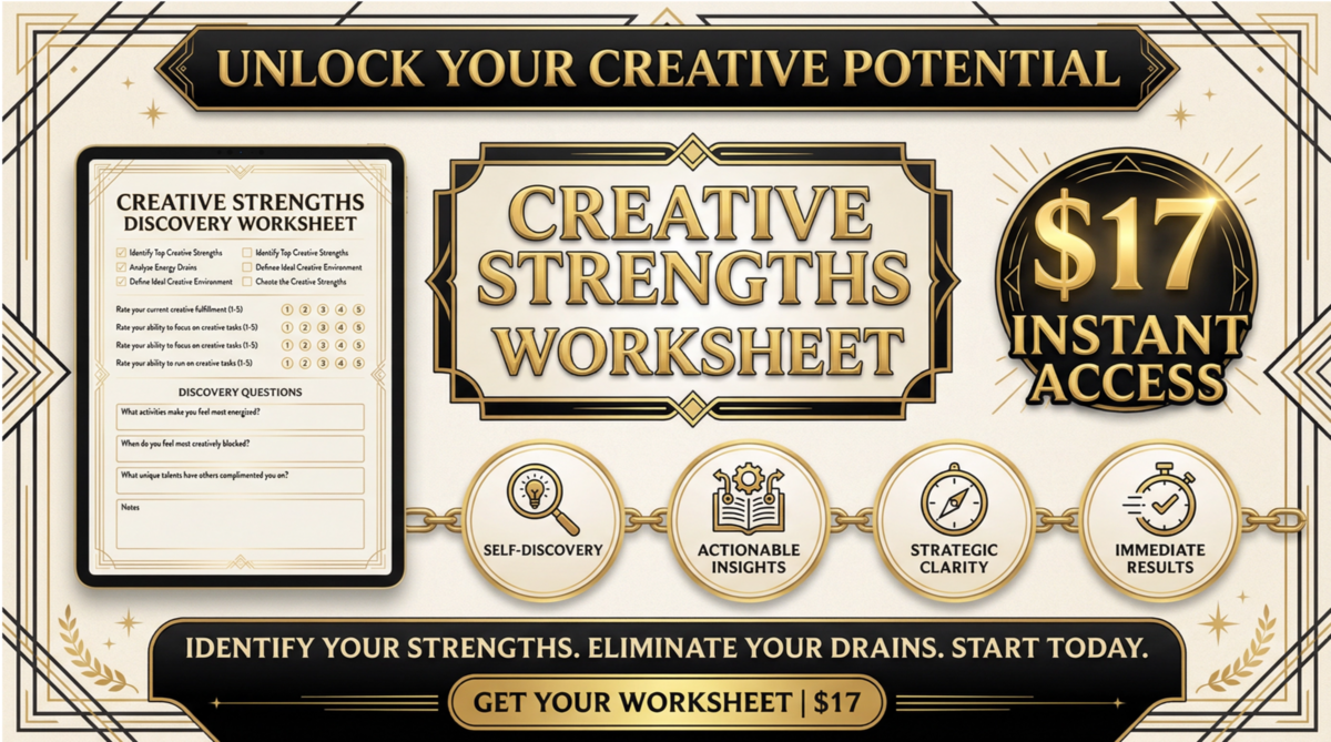 Creative Strengths Discovery Worksheet