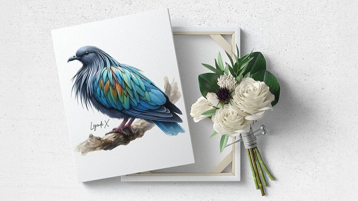 Nicobar Pigeon Artwork