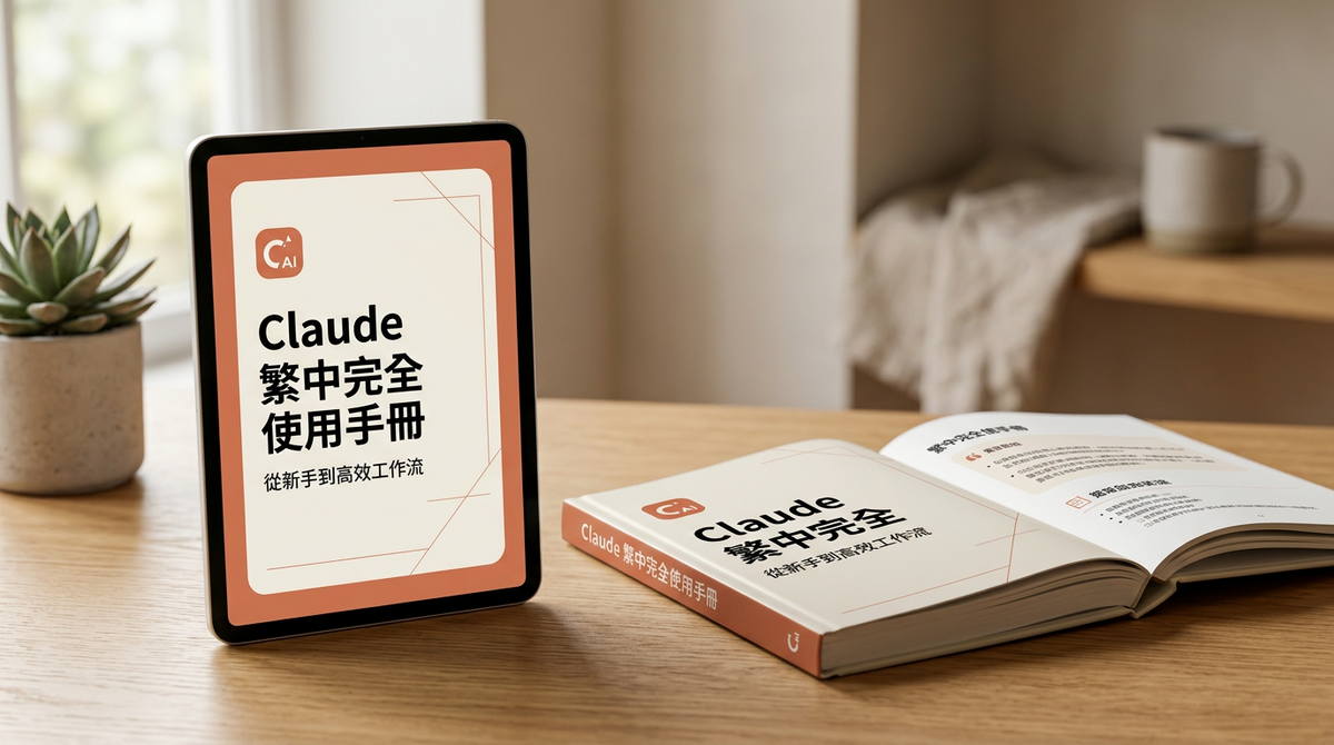 Claude 繁中完全使用手冊｜從新手到高效工作流