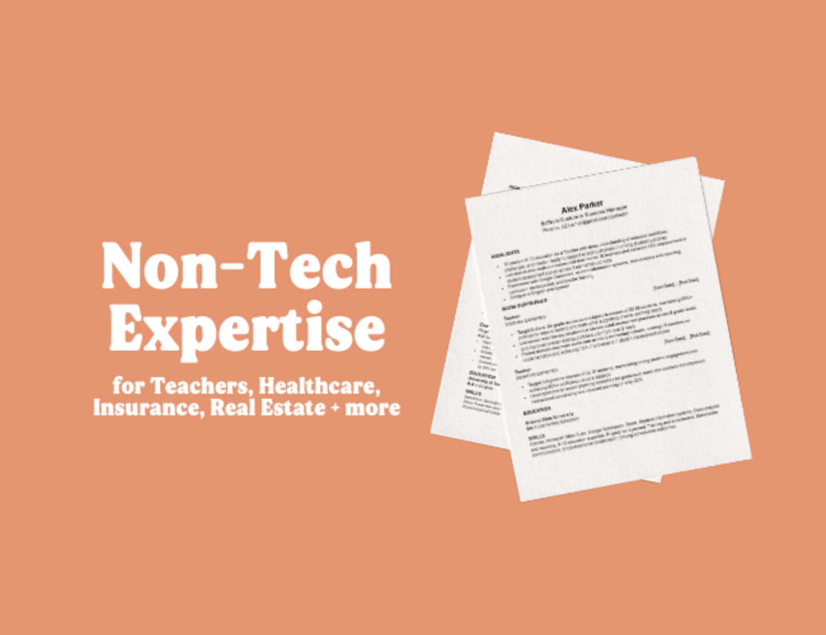 Non-Tech Expertise Resume Template