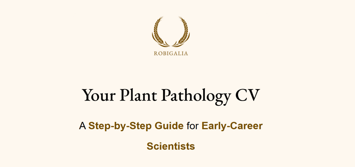 Plant Pathology CV Guide